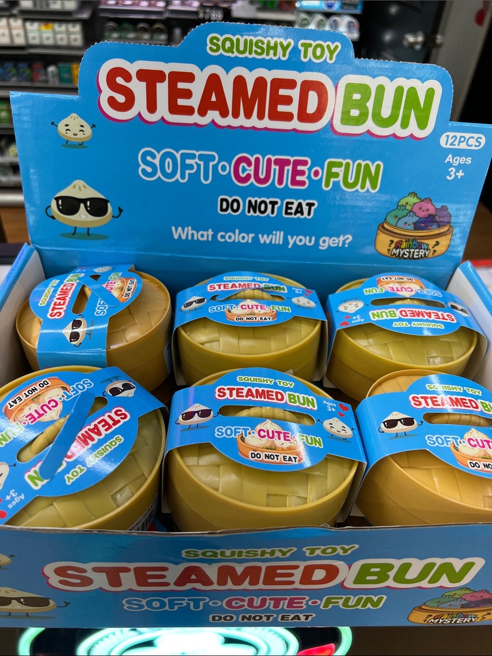 Steamed Bun Squishy Toy - Mystery color -